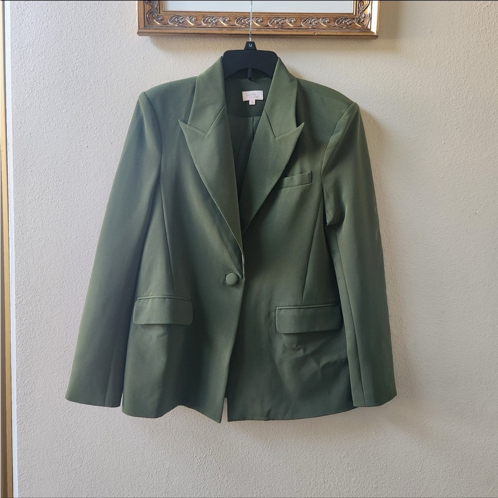 Camila Coelho Morena blazer jacket in green size S